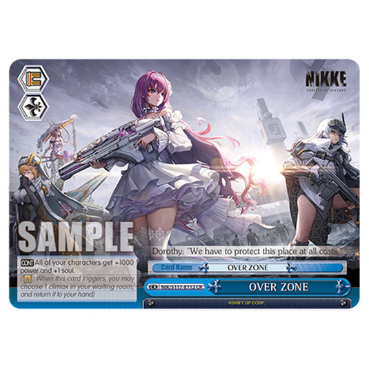 Climax NIK/S117-E112 card from the Weiss Schwarz set GODDESS OF VICTORY: NIKKE