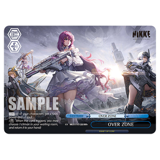 Climax NIK/S117-E112EX card from the Weiss Schwarz set GODDESS OF VICTORY: NIKKE