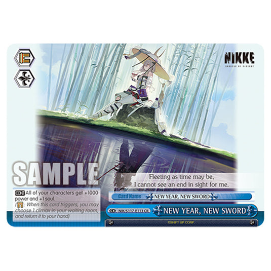 Climax NIK/S117-E113 card from the Weiss Schwarz set GODDESS OF VICTORY: NIKKE