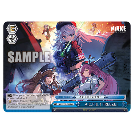 Climax NIK/S117-E115 card from the Weiss Schwarz set GODDESS OF VICTORY: NIKKE