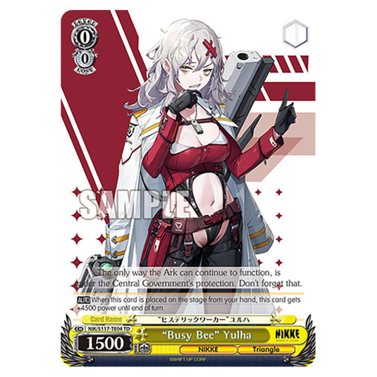 Character NIK/S117-TE04 card from the Weiss Schwarz set GODDESS OF VICTORY: NIKKE