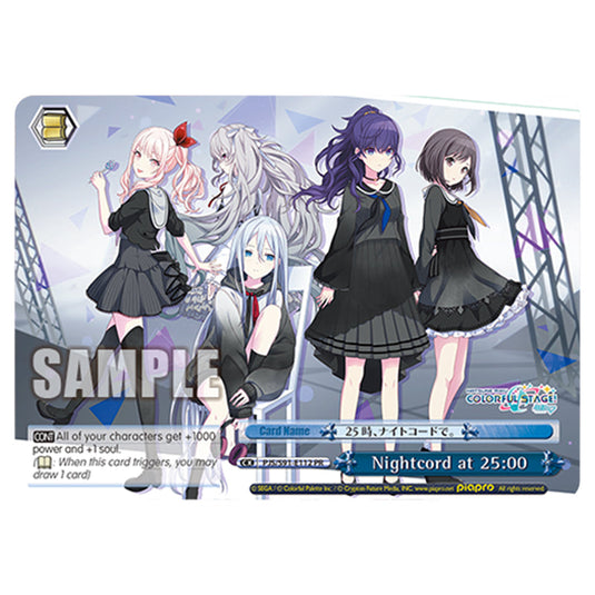 Nightcord at 25:00 PJS/S91-E112 card from the Weiss Schwarz set Hatsune Miku: Colourful Stage!