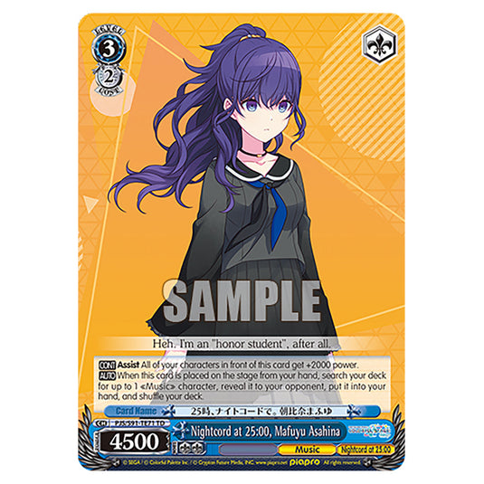 Nightcord at 25:00, Mafuyu Asahina PJS/S91-TE71 card from the Weiss Schwarz set Hatsune Miku: Colourful Stage!