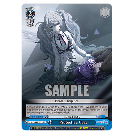 Protective Gaze PJS/S91-TE73 card from the Weiss Schwarz set Hatsune Miku: Colourful Stage!