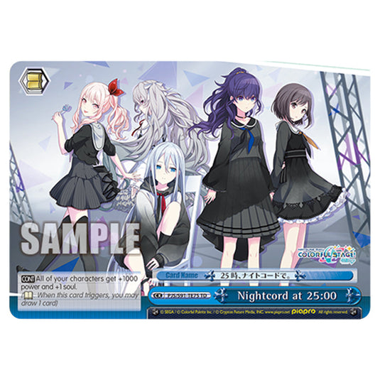 Nightcord at 25:00 PJS/S91-TE75 card from the Weiss Schwarz set Hatsune Miku: Colourful Stage!