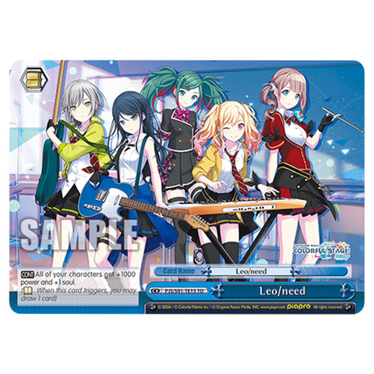 Leo/need PJS/S91-TE15 card from the Weiss Schwarz set Hatsune Miku: Colourful Stage!