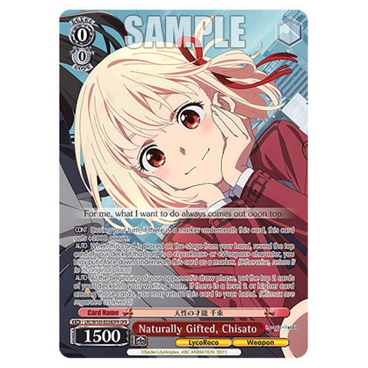 Weiss Schwarz - Lycoris Recoil - Naturally Gifted, Chisato (OFR) WSSC-LRC/W105-E038OFR