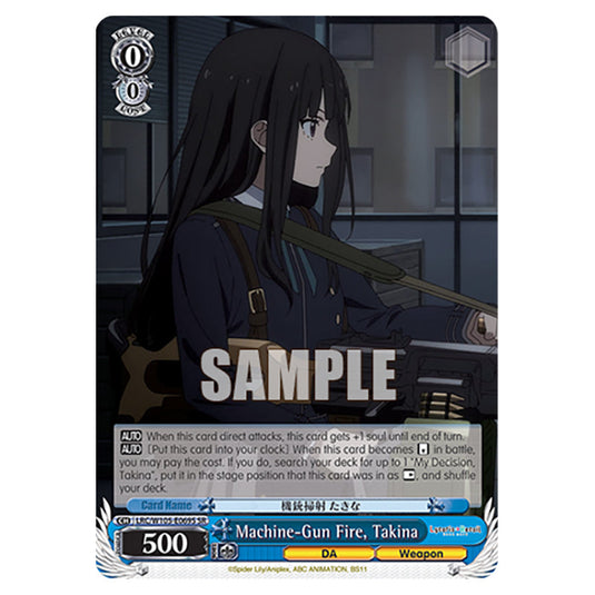 Weiss Schwarz - Lycoris Recoil - Machine-Gun Fire, Takina (R) WSSC-LRC/W105-E069S