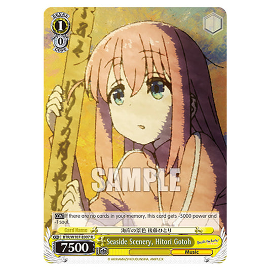 Seaside Scenery, Hitori Gotoh card from the Weiss Schwarz set Bocchi The Rock!