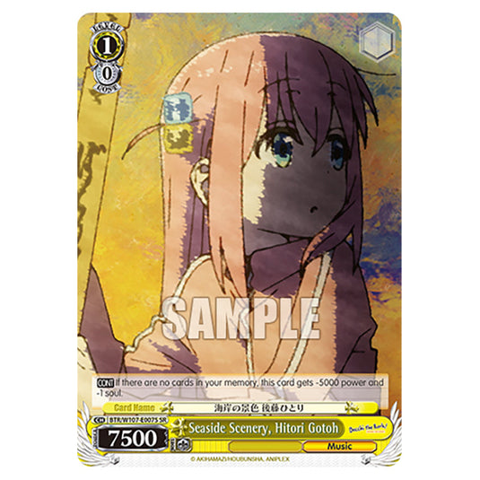 Seaside Scenery, Hitori Gotoh card from the Weiss Schwarz set Bocchi The Rock!