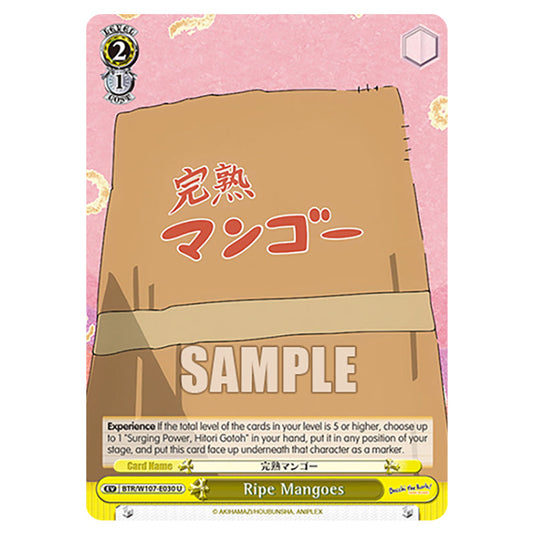 Ripe Mangoes card from the Weiss Schwarz set Bocchi The Rock!