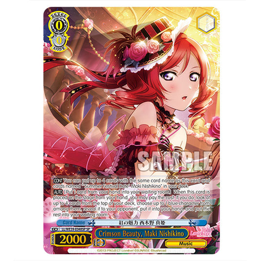 Character LL/WE39-E048SP card from the Weiss Schwarz set Love Live! School idol festival Series 10th Anniversary