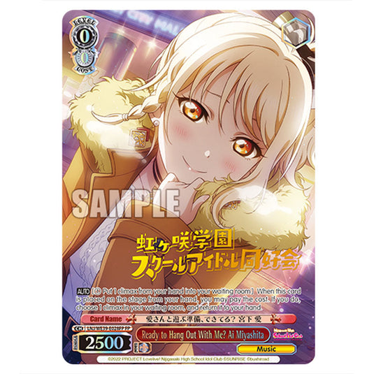 Character LNJ/WE39-E028FP card from the Weiss Schwarz set Love Live! School idol festival Series 10th Anniversary