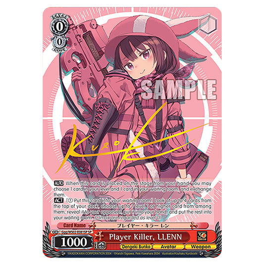 Player Killer, LLENN Ggg/WS02-E081SP card from the Weiss Schwarz set Dengeki Bunko