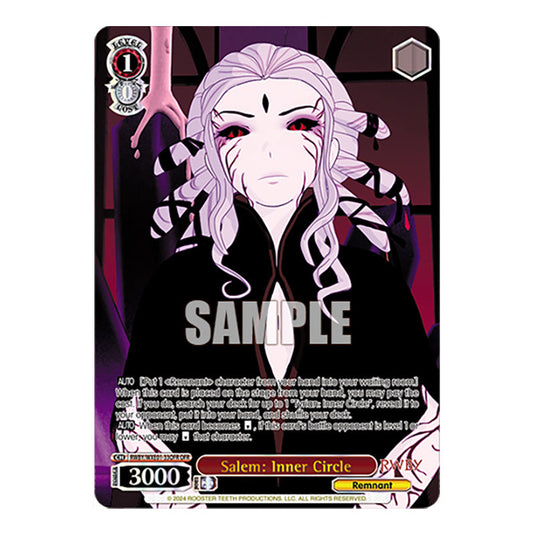 Salem: Inner Circle RWBY/WXE01-33OFR card from the Weiss Schwarz set RWBY Volume 4