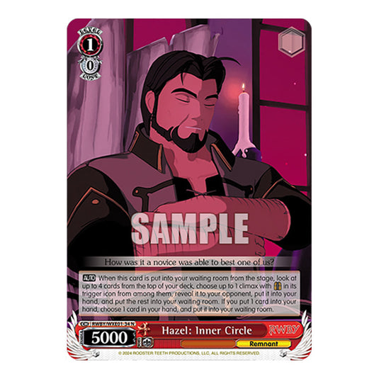 Hazel: Inner Circle RWBY/WXE01-34 card from the Weiss Schwarz set RWBY Volume 4