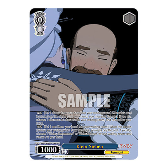 Klein Sieben RWBY/WXE01-47OFR card from the Weiss Schwarz set RWBY Volume 4