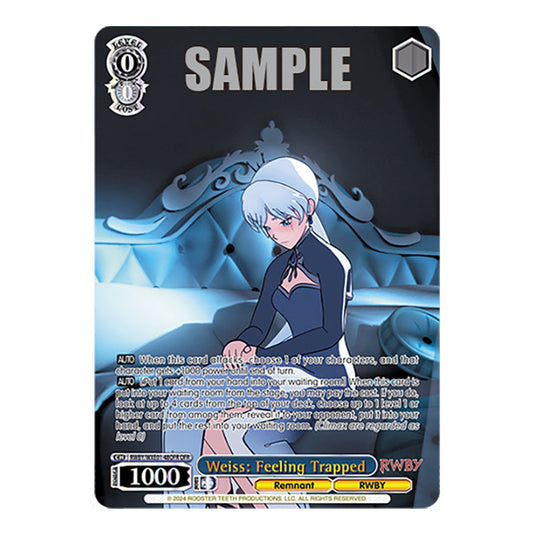 Weiss: Feeling Trapped RWBY/WXE01-48OFR card from the Weiss Schwarz set RWBY Volume 4