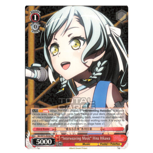 Weiss Schwarz - BanG Dream! Vol.2 - "Interweaving Music" Hina Hikawa (Double Rare) BD/W73-E050 RR