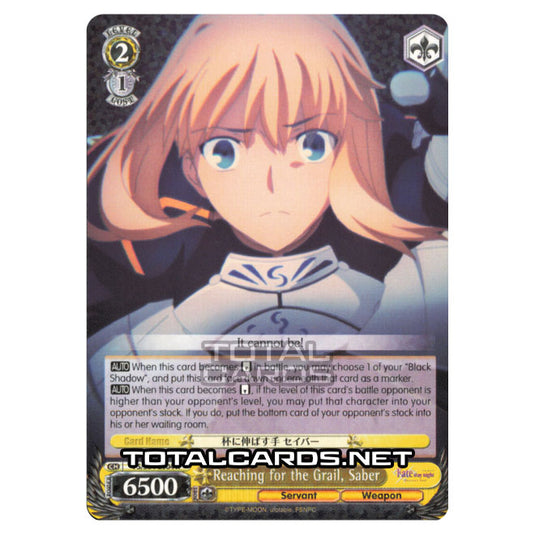 Weiss Schwarz - Fate/stay night (Heaven’s Feel) - Reaching for the Grail, Saber (R) FS/S64-E004