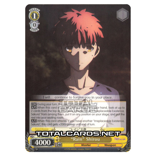 Weiss Schwarz - Fate/stay night (Heaven’s Feel) - "Rain" Shirou (U) FS/S64-E009