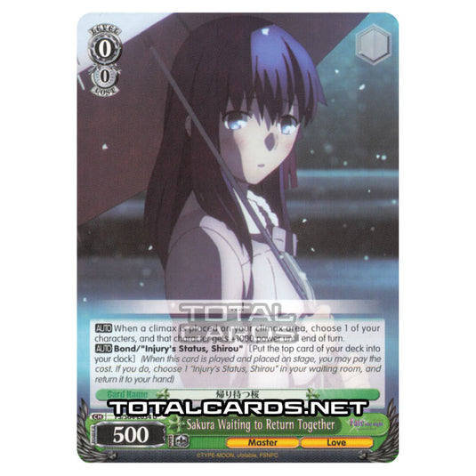 Weiss Schwarz - Fate/stay night (Heaven’s Feel) - Sakura Waiting to Return Together (U) FS/S64-E034