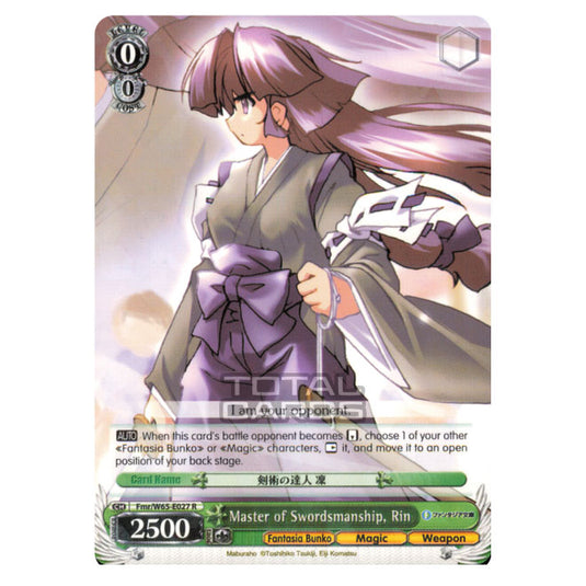 Weiss Schwarz - Fujimi Fantasia Bunko - Master of Swordsmanship, Rin (Rare) Fmr/W65-E027