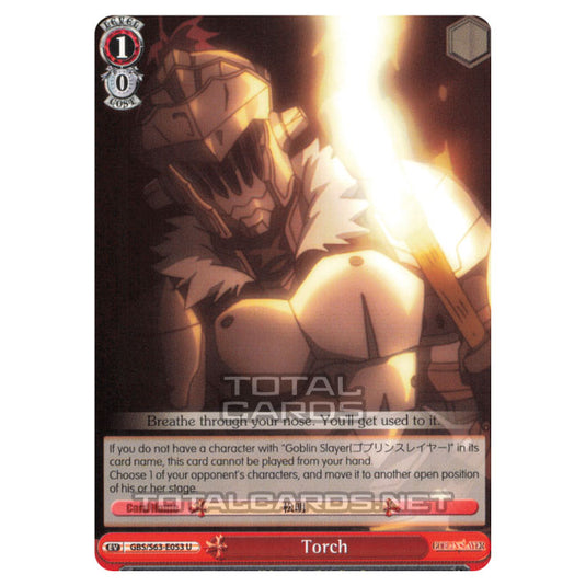 Weiss Schwarz - Goblin Slayer - Torch (U) GBS/S63-E053