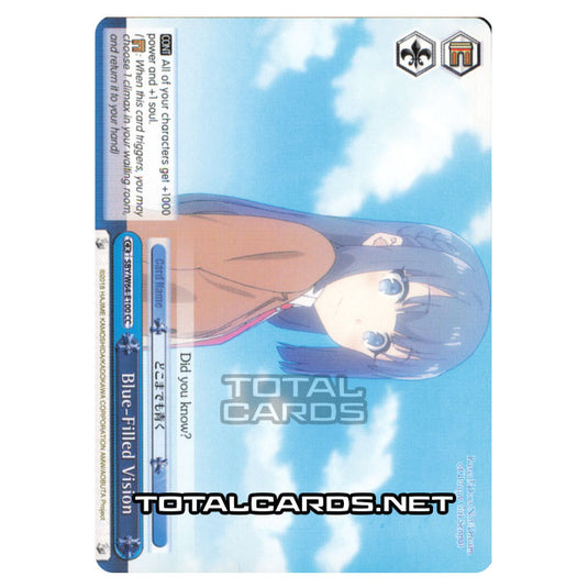 Weiss Schwarz - Rascal Does Not Dream of Bunny Girl Senpai - Blue-Filled Vision (Triple Rare) SBY/W64-E100R