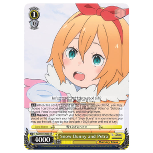 Weiss Schwarz - Re:ZERO - Starting Life in Another World - Memory Snow - Snow Bunny and Petra (Super Rare) RZ/S68-E003S