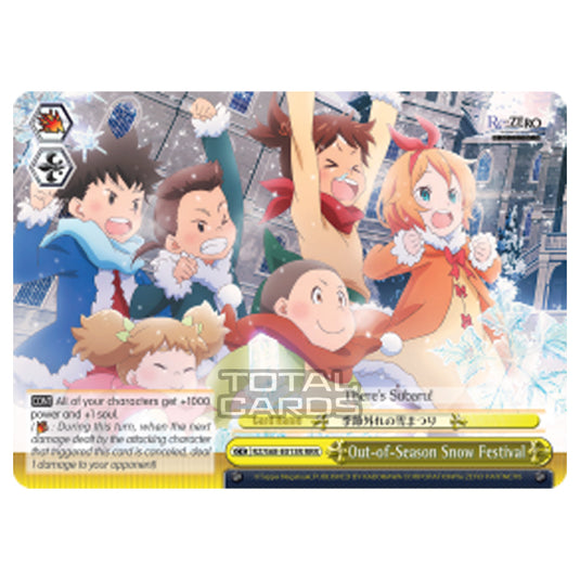 Weiss Schwarz - Re:ZERO - Starting Life in Another World - Memory Snow - Out-of-Season Snow Festival (Climax Common) RZ/S68-E013R