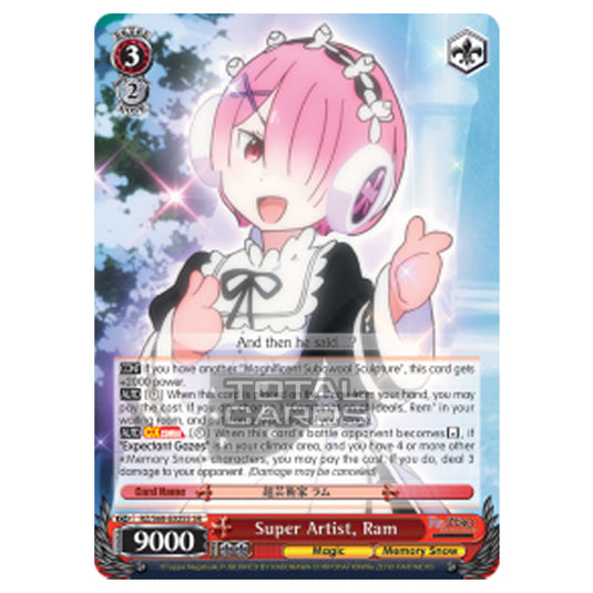 Weiss Schwarz - Re:ZERO - Starting Life in Another World - Memory Snow - Super Artist, Ram (Super Rare) RZ/S68-E025S