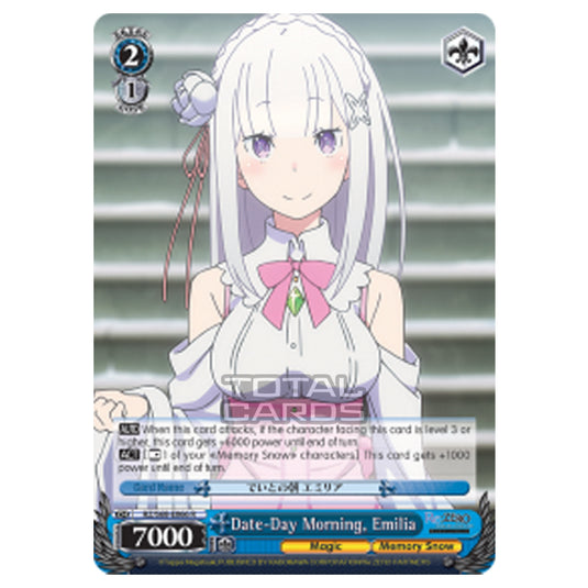 Weiss Schwarz - Re:ZERO - Starting Life in Another World - Memory Snow - Date-Day Morning, Emilia (Rare) RZ/S68-E066