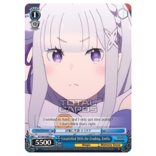 Weiss Schwarz - Re:ZERO - Starting Life in Another World - Memory Snow - Unsatisfied With the Grading, Emilia (Common) RZ/S68-E087