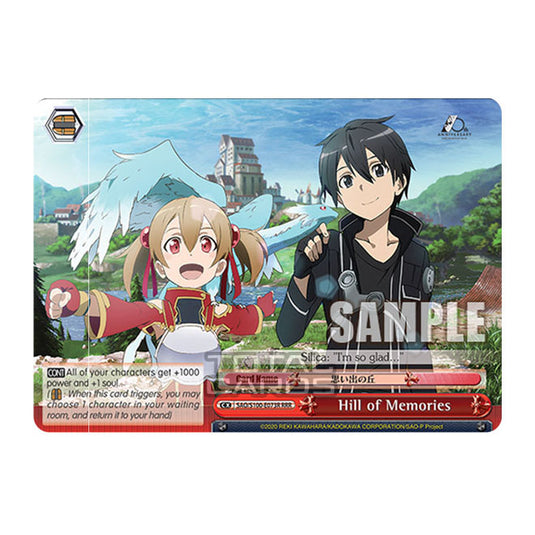 Weiss Schwarz - Sword Art Online - 10th Anniversary - Hill of Memories (RRR) SAO/S100-E073R