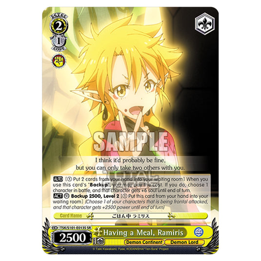 Weiss Schwarz - That Time I Got Reincarnated as a Slime Vol.3 - Having a Meal, Ramiris (SR) TSK/S101-E013S