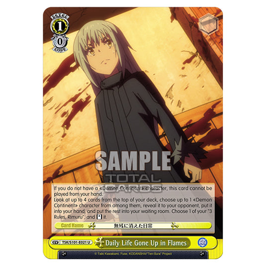 Weiss Schwarz - That Time I Got Reincarnated as a Slime Vol.3 - Daily Life Gone Up in Flames (U) TSK/S101-E021