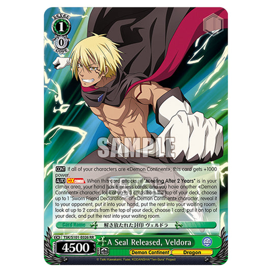 Weiss Schwarz - That Time I Got Reincarnated as a Slime Vol.3 - A Seal Released, Veldora (RR) TSK/S101-E026