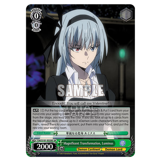 Weiss Schwarz - That Time I Got Reincarnated as a Slime Vol.3 - Magnificent Transformation, Luminus (SR) TSK/S101-E028S