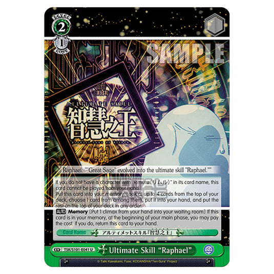 Weiss Schwarz - That Time I Got Reincarnated as a Slime Vol.3 - Ultimate Skill "Raphael" (U) TSK/S101-E041