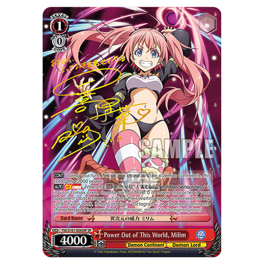 Weiss Schwarz - That Time I Got Reincarnated as a Slime Vol.3 - Power Out of This World, Milim (SP) TSK/S101-E045SP