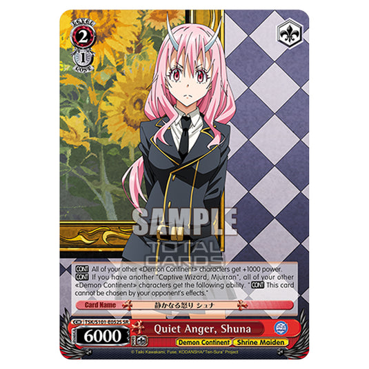 Weiss Schwarz - That Time I Got Reincarnated as a Slime Vol.3 - Quiet Anger, Shuna (SR) TSK/S101-E052S