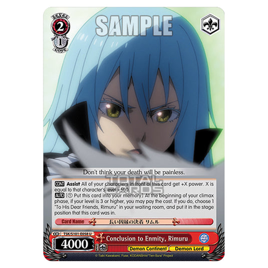 Weiss Schwarz - That Time I Got Reincarnated as a Slime Vol.3 - Conclusion to Enmity, Rimuru (U) TSK/S101-E058