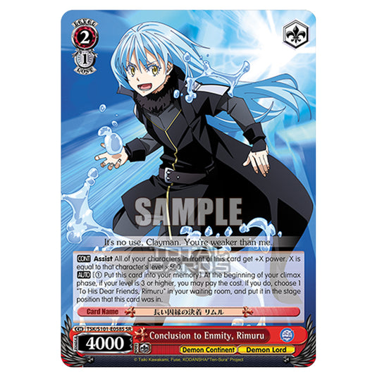 Weiss Schwarz - That Time I Got Reincarnated as a Slime Vol.3 - Conclusion to Enmity, Rimuru (SR) TSK/S101-E058S