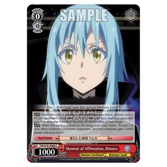 Weiss Schwarz - That Time I Got Reincarnated as a Slime Vol.3 - Moment of Affirmation, Rimuru (C) TSK/S101-E060