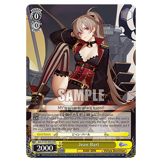 Weiss Schwarz - Azur Lane - Jean Bart (RR) AZL/S102-E002