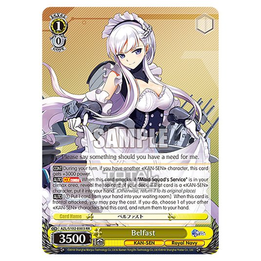 Weiss Schwarz - Azur Lane - Belfast (RR) AZL/S102-E003