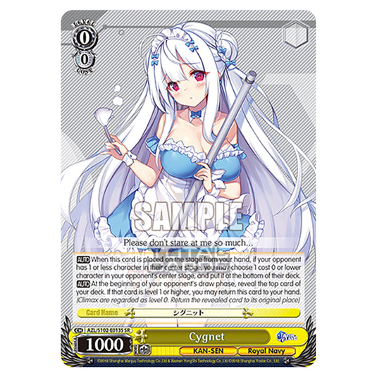 Weiss Schwarz - Azur Lane - Cygnet (SR) AZL/S102-E013S