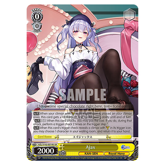 Weiss Schwarz - Azur Lane - Ajax (SR) AZL/S102-E014S