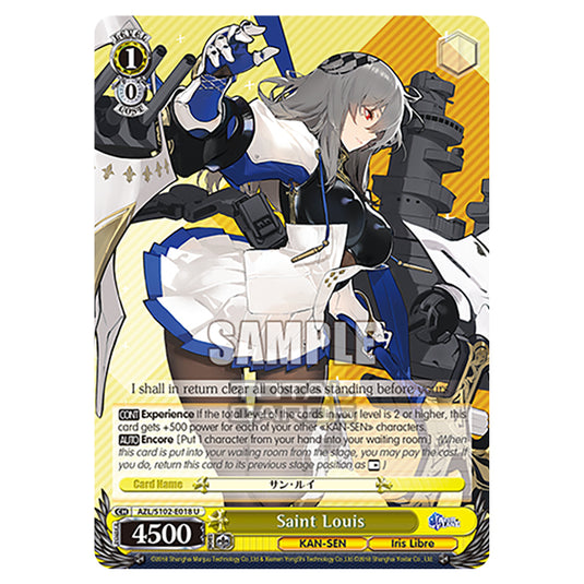 Weiss Schwarz - Azur Lane - Saint Louis (U) AZL/S102-E018